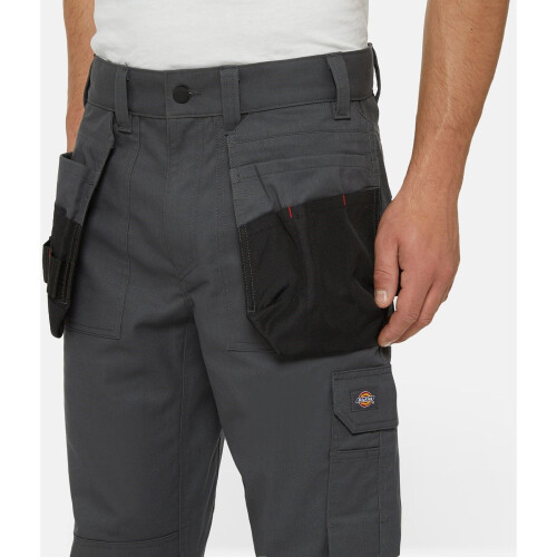 Dickies (Not Specified, 32) Dickies Multi Pocket Utility Polyester Men's Grey Work Trousers 2