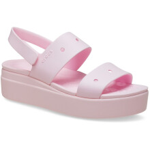(Pink, 7 (Adults')) Crocs Brooklyn 4U Thermoplastic Women's Pink Milk Sandals