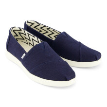 (Blue, 6 (Adults')) TOMS Alpargata Plus Jute Women's Navy Espadrilles