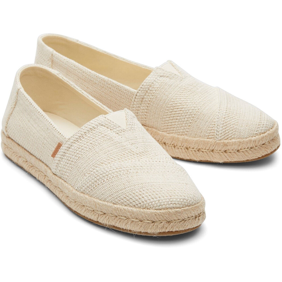(Not Specified, 5 (Adults')) TOMS Alpargata Rope 2.0 Textile Women's Natural Espadrilles