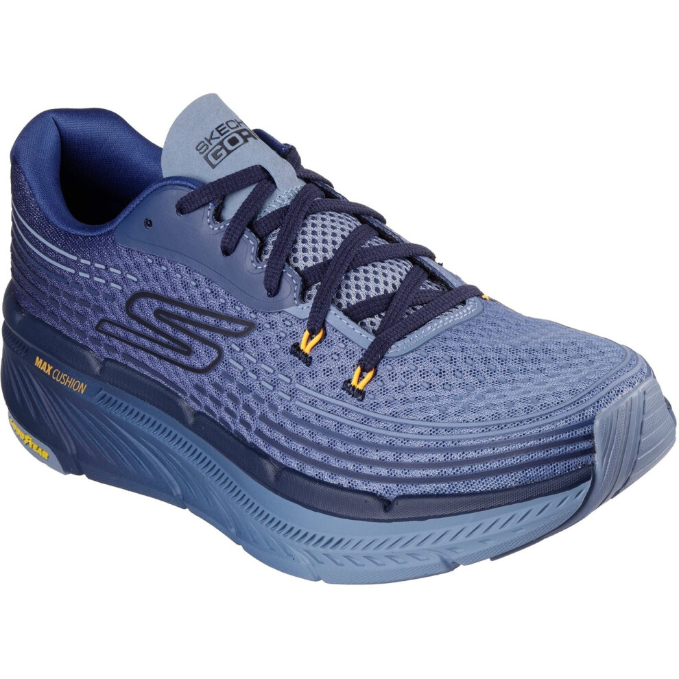 (Blue, 10 (Adults')) Skechers Performance Max Cushioning Premier 2.0 Vivid 2.0 Polyester Men's Navy Trainers