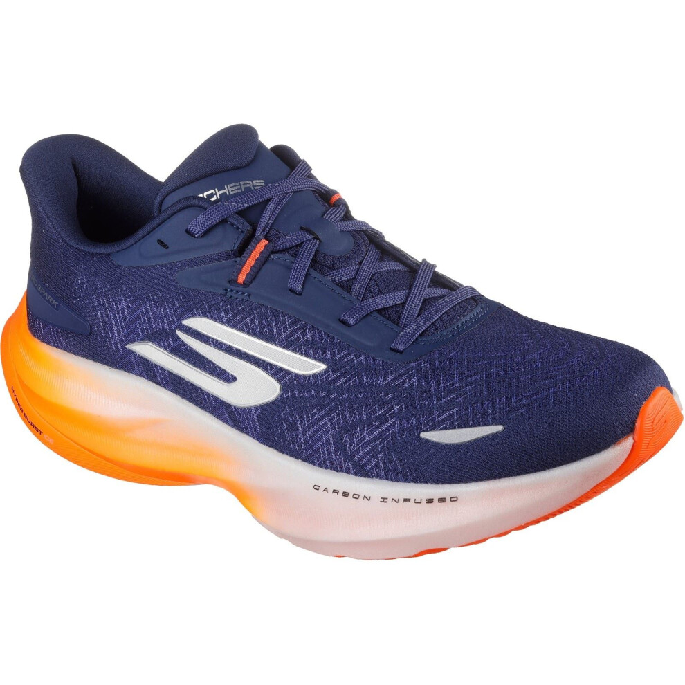 Skechers (, 12 (Adults')) Performance Go Run Ride 12 Textile Men's Navy/Orange Trainers Blue