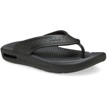 (Black, 11 (Adults')) Crocs InMotion Flip Men's Black Sandals