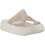 Crocs (White, 8 (Adults')) Crocs Getaway Toe Loop Thermoplastic Women's Stucco Sandals 1