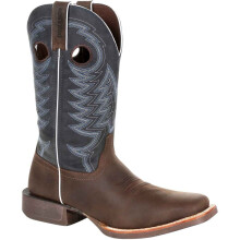 (Brown, 7.5 (Adults')) Durango Rebel Pro Leather Men's Belgian Brown/Denim Blue Boots