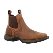 (Brown, 8.5 (Adults')) Durango Red Dirt Rebel Leather Men's Old Town Brown/Tan Ankle Boots