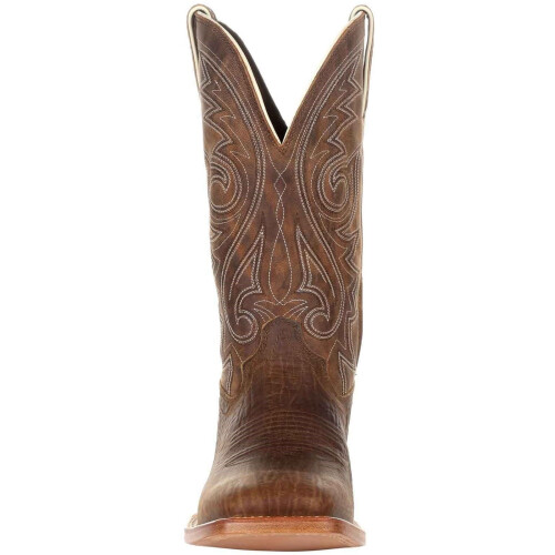 (Brown, 7.5 (Adults')) Durango Arena Pro Leather Men's Worn Saddle Boots 1