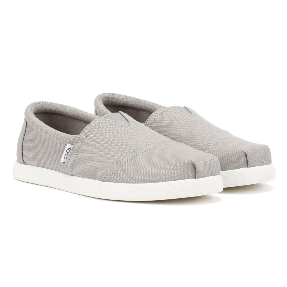 (Grey, 6 (Adults')) TOMS Alp FWD Canvas Men's Drizzle Grey Espadrilles