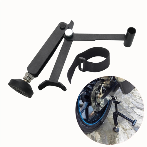 Motorcycle Folding Lifting Support Frame Foldable Lift Stand Stable Crane for with Upgraded Armrest 2