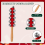 4 campanas navideñas con mango de madera, instrumento musical de percusión. 6