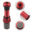 1 ζεύγος βαλβίδα αέρα Tubeless 40mm για ποδήλατο δρόμου και στέλεχος Universal Schrader 10mm βάση 6