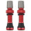1 ζεύγος βαλβίδα αέρα Tubeless 40mm για ποδήλατο δρόμου και στέλεχος Universal Schrader 10mm βάση 9