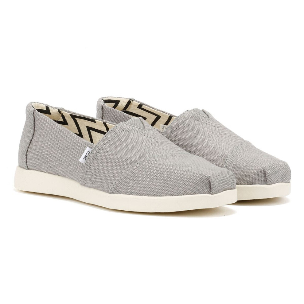 (Grey, 6 (Adults')) TOMS Alpargata Plus Heritage Canvas Women's Drizzle Grey Espadrilles