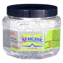 Xtreme Professional Extreme Hold Hair Gel Clear Jar 35 oz