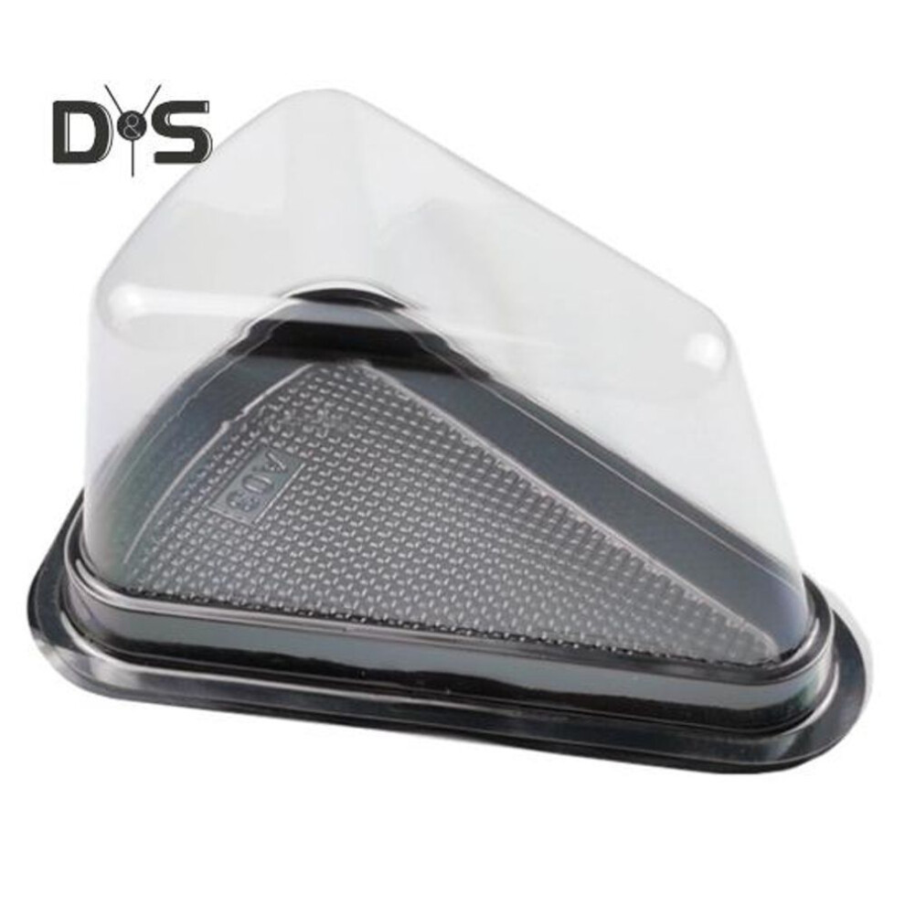 (as the picture, L) 50pcs Cake Box Airtight Seal Triangular Mini Individual Mooncake Box Bakery Accessories