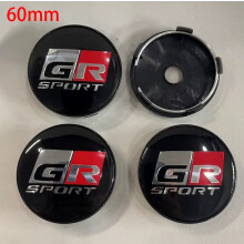 4Pcs 60mm Car Wheel Center Hub Cap Rim Cover For Toyota GR Sport Yaris Corolla C-HR RAV4 Camry Prado Prius Auto Accessories