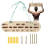 Klettern Griffbrett Stärke Rock Board Tragbare Pull-Up Hangboard Grip-stärkungsmittel Unterarm Exerciser 3