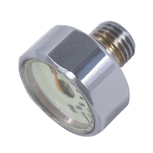 Novo manômetro para garrafa de mergulho, face de 1 polegada, 350 bar/5000 psi, 7/16 polegadas, roscas de 20 UNF 2