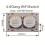 Wifi Smart Wall Light Switch 10A Glass Touch Panel Wireless Interuptor 4 Gang Remote Control (White) 9