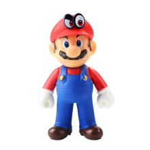 (A07-12CM) Peli Super Mario Bros Cartoon Dolls Malli Anime Figuurit Luigi Yoshi Mario Creative Collectible