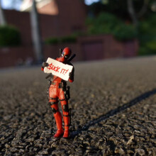 (5)Anime Deadpool -toimintahahmo auton sisustuslelut istuva malli X-Men minihahmoriipus