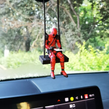 (kirjoittaminen)Deadpool 2 Toimintafiguuri X-Men Swing Posture Anime-nukke autonkoristekoriste PVC-kokoelma