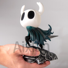 (17 cm A)Hollow Knight Lelut Anime-pelifiguuri The Knight Toimintafiguuri Hornet/Quirrel Figurine Keräily