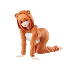 (Ei laatikkoa-Yotsuba) 11-22 cm Anime-figuuri The Quintessential Quintuplets Miku Purple pitkähihainen pyjama