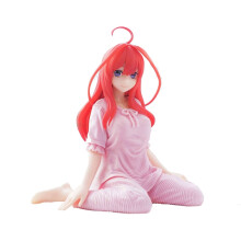 (Ei laatikkoa-Itsuki) 11-22cm Anime-figuuri Pohjimmainen Quintuplets Miku Purppura pitkähihainen Pyjama-malli