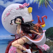 (laatikossa-Kamada Nezuko) 2025 Uusi Anime Demon Slayer Kamado Nezuko Pvc Käsityö malliveistoskokoelma