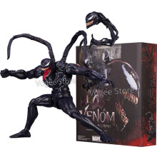 (Venom)SHF Venom 2 Toimintafiguuri Nivel Siirrettävät Lelut Venom Symbiont Muutos Kasvot Patsas Malli Nukke Keräily