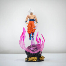 (25 cm) Dragon Ball Son Goku Anime Figuuri Ultra Instinct Series Super Saiyan hahmopatsas 25 cm PVC
