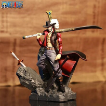 (ei laatikkoa, kuten kuvassa) YKSI PIECE Figuurit Eagle eye Dracule Mihawk Anime Figuuri Top War PVC Action Figuuri