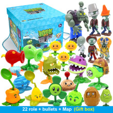 (22 roolisetti) Uudet Roolikasvit VS ZOMBIT 2 PVZ Lelut Täysi setti Lahja pojille Laatikkopakatut lastennuket