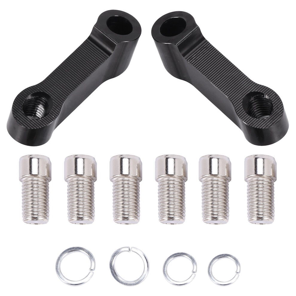 Cnc Universal Aluminum 10Mm Motorcycle Mirror Mount Riser Extenders Spacers Extension Adapter Adaptor Moto M10 Accessories 4852404174544