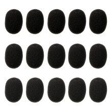 EBOOT 15 PAKK MINI ST?RRELSE LAPEL HEADET FOAM MICROPHON
