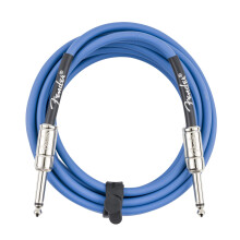Fender Contour Instrument Cable Guitar Cable Guitar Accessories Straight/Straight Lake Placid Blue 10 ft