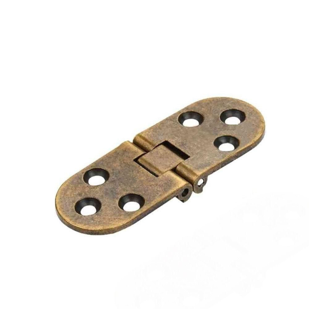 (Color 4) Zinc Alloy Cabinet Hinges 180 Degree Door Hinge Butterfly-shaped Door Semicircle Flush Hinges