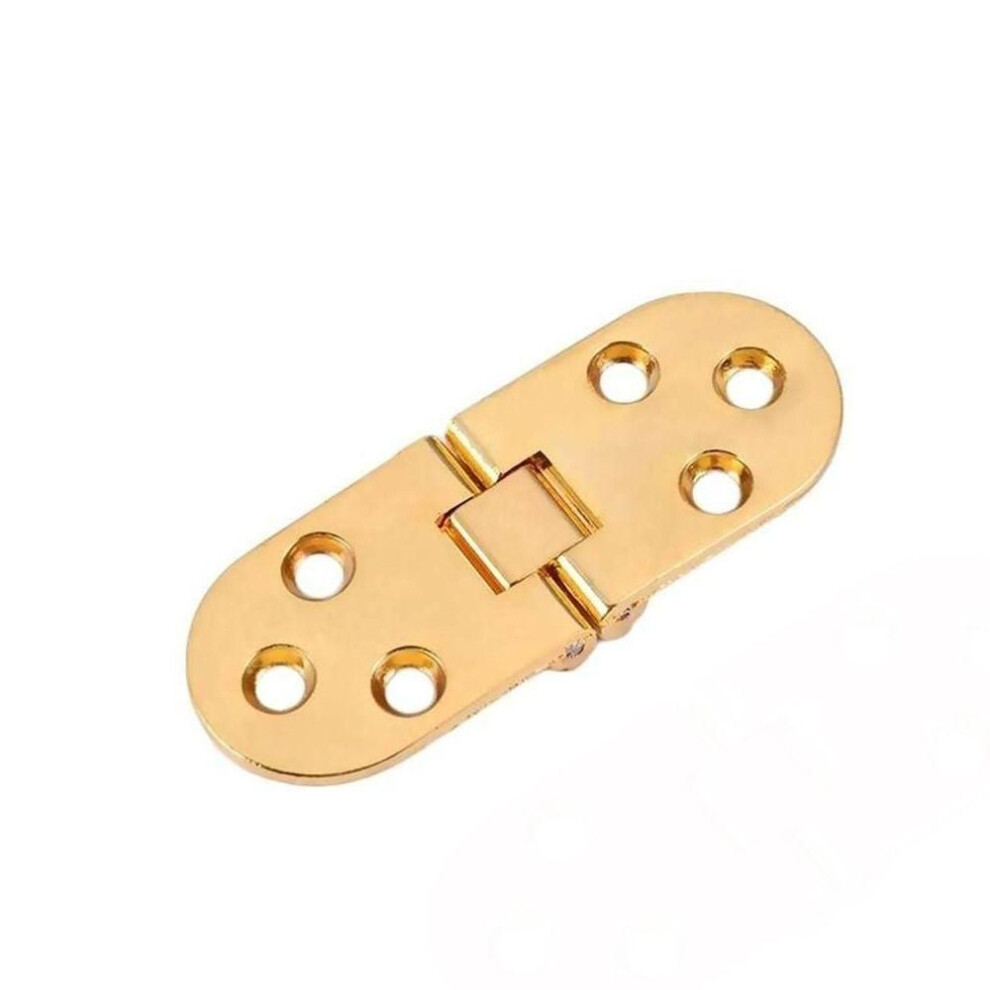 (Color 1) Zinc Alloy Cabinet Hinges 180 Degree Door Hinge Butterfly-shaped Door Semicircle Flush Hinges