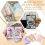 60Sheets Scrapbooking Paper A5 Embossed for Journaling Craft Art Card Making 7