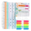 A6 Budget Planner Refill 82 Sheets Monthly Weekly Notepad 6 Hole for Binder Cover Save B 2