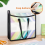 Expandable Scrapbook Paper Storage Organizer, Black for 12 x Sheets, with Portable Handle 7