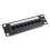 CAT6 8 Ports Patch Panel Rack Network 6.89 Inch 1U Mount with RJ45 Socket for Household Distribution Frame 9