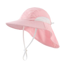 (Pink-52(2-4T))Connectyle Toddler Infant Boys Tytöt Uusi kiinteä kesä aurinkohattu leveäreunainen UV-aurinkosuoja