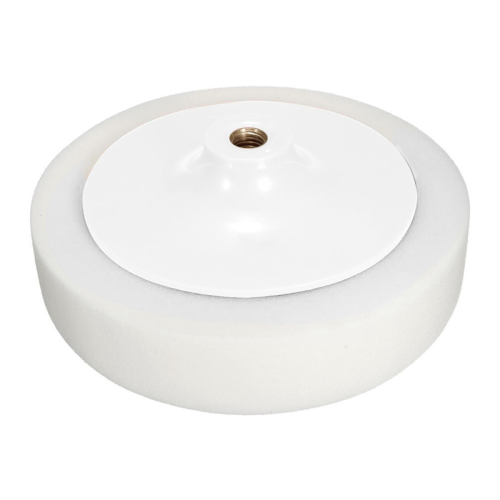 Almofada de polimento para carro de 7 polegadas e 180 mm, esponja macia com rosca M14 2