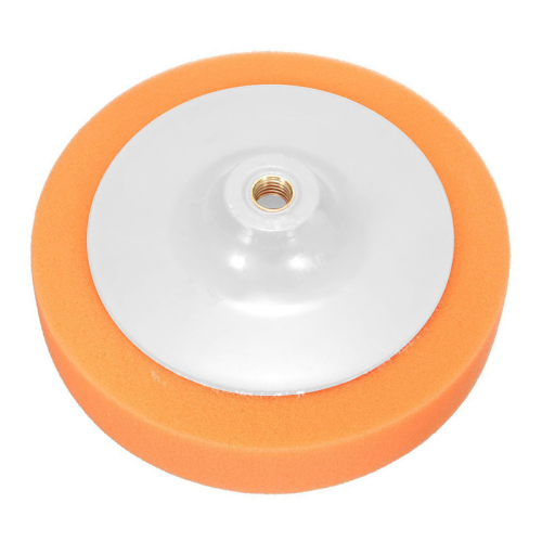Almofada de polimento para carro de 7 polegadas e 180 mm, esponja macia com rosca M14 1