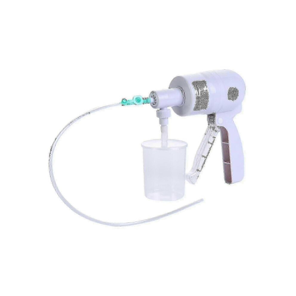 Household Handheld Sputum Aspirator Mucus Suction Machine with Hose