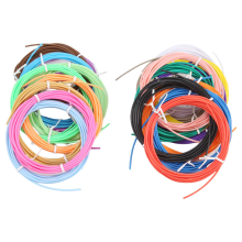 3D-Druckstift PCL-Filament-Nachfüllungen 1,75 mm, 20er-Packung, zufällige Farbe, niedrige Schmelztemperatur 70 C, Geschenke für Kinder (200 FT)