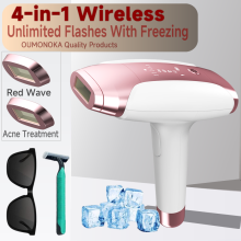 (Langaton jäädytys)Body Bikini IPL 999 999 Flashes Depilator Pulses Permanent Laser Epilator Kivuton