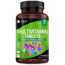 Multivitamin Supplements & Minerals - 26 Vegan Vitamins High Strength